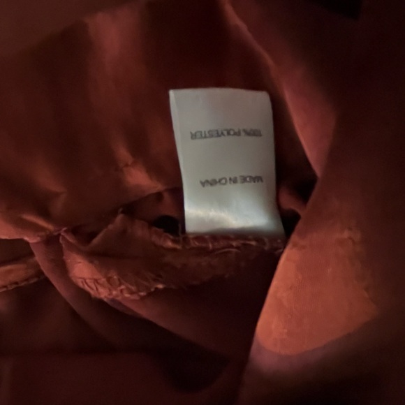 Ladies NWT Drew Blouse, Size L, Burnt Orange with wrap around tie, stunning - Picture 4 of 4